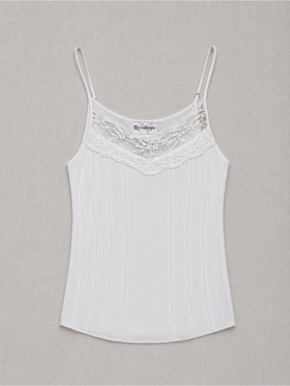 White Lace Accent Camisole